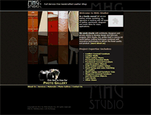 Tablet Screenshot of mhgstudio.com